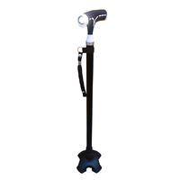 Walking Stick Soft Grip Handle and Torch Light