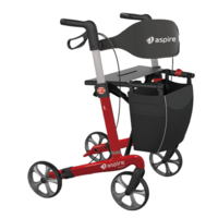 Aspire Vogue Seat Walker,Carbon Fibre- Tall
