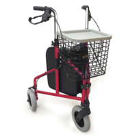 Aspire Tri-Wheel Walker - Red