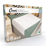 Conni Satin-Glide Bed Pad with Tuck-ins - White
