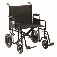 Bariatric Steel Transport Wheelchair