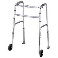 Folding Walking Frame with Ski glides