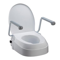 Homecraft Raised Toilet Seat with Armrests