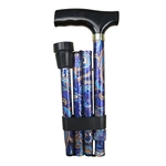 Folding Patterned Walking Stick