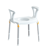 King Commode/Over Toilet with Armrests