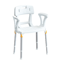 King Shower Seat with Back & Armrests