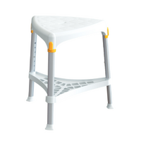 King Triangle Stool with Tray, Adjustable Height
