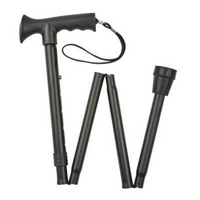 Walking Stick T Handle Folding TPR(Soft Grip)