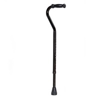 Breezy Bariatric Cane, Offset Handle, Black