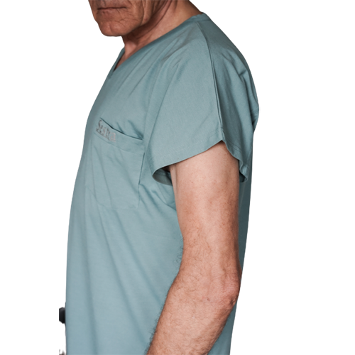 Sestra Care Men's Cap Sleeve [Size: Small][Colour: Sea Green]