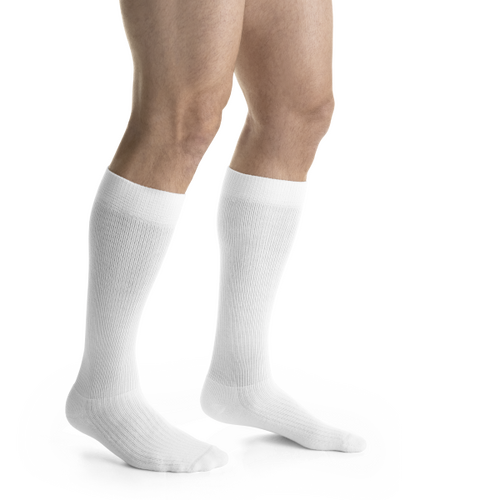 Jobst ActiveWear Knee High [Colour: White] [Compression: 15 - 20 mmHg][Size: Small]