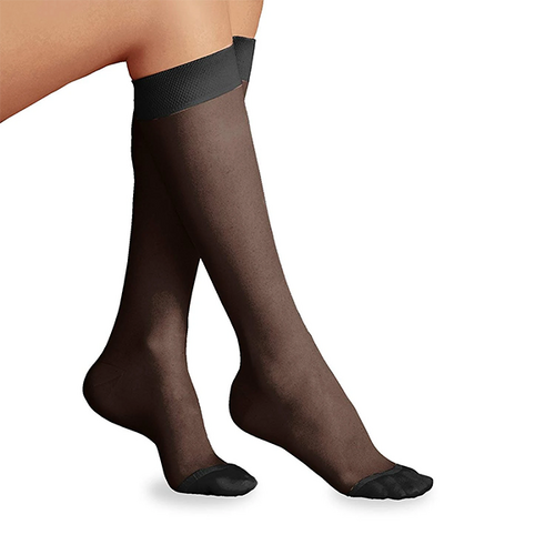 JOBST UltraSheer Knee High[Closed Toe][Type:15-20 mmHg][Colour: Black][Size: Small]