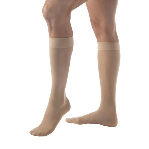 Jobst UltraSheer Knee High [Size: Large] [Colour: Natural] [Compression: 15-20mmHg] [Toe: Open Toe]
