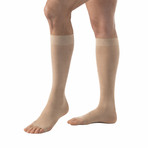 Jobst UltraSheer Knee High [Size: Small] [Colour: Natural] [Compression: 15-20mmHg] [Toe: Open Toe]