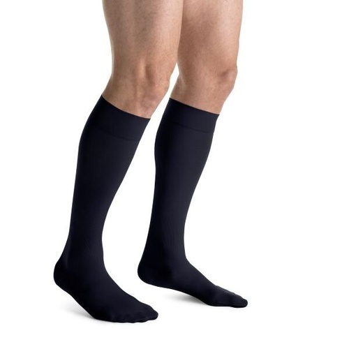 JOBST for Men Socks Knee High [Colour: Black] [Size: Small] [Compression: 15-20mmHg]