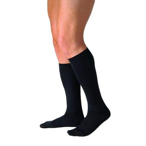 JOBST® for Men Casual Socks Black [Size: Small] [Compression: 15-20mmHg]