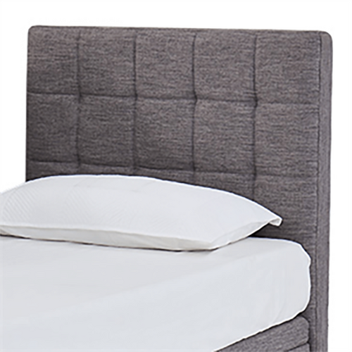 Aspire ComfiMotion Headboard - Allure - Portobello Grey [Size: Long Single]