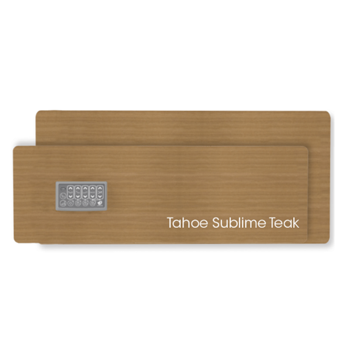 Bed End Set - FL250 - King Single - Tahoe (Sublime Teak) - includes: Ctrl Panel + Hardware (stock)