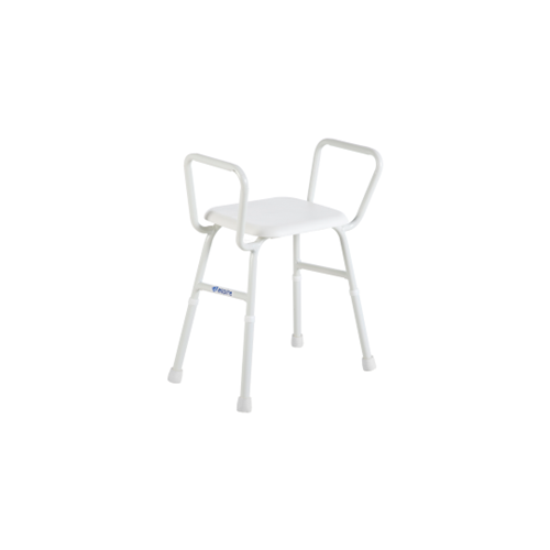 Aspire Shower Stool Treated Steel - Padded Seat - Standard