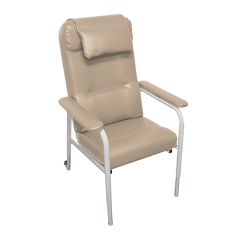 Aspire Adjustable Day Chair [Colour:  Latte Vinyl]