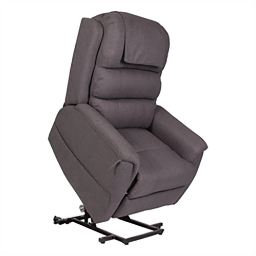Aspire IDAHO Lift Recline Chair - Dual Action[Material: Charcoal Fabric]