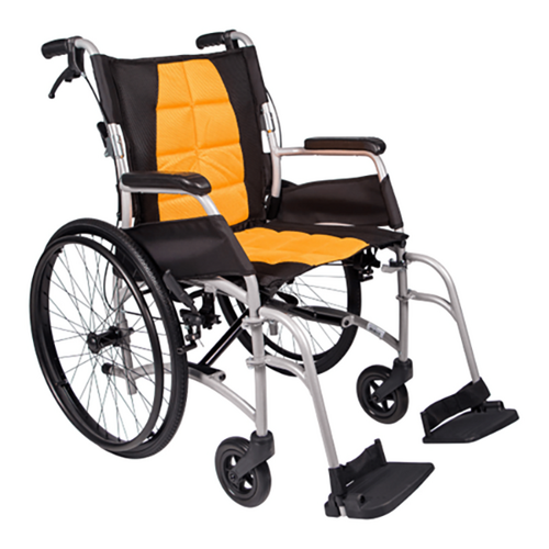 Aspire Dash Folding Wheelchair - Self Propelled [Colour: Orange]
