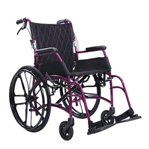 Aspire VIDA X Folding Manual Wheelchair [Colour: Purple]