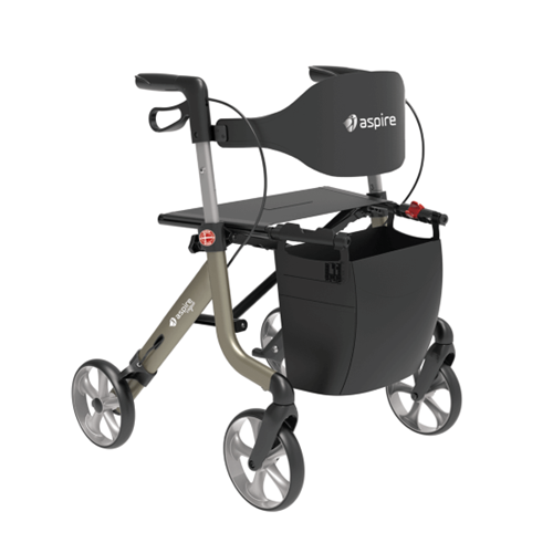 Aspire Vogue Lightweight 2 -Seat Walker [Colour: Champagne ]