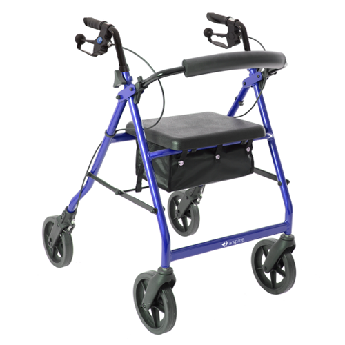 Aspire Deluxe Seat Walker[Colour: Blue]