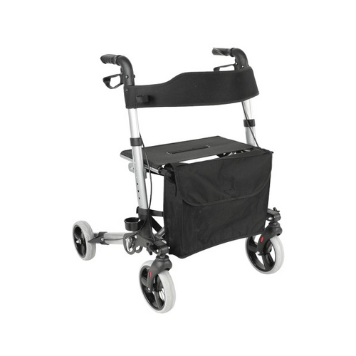 Freedom Mobyflex Folding Seat Walker - Silver