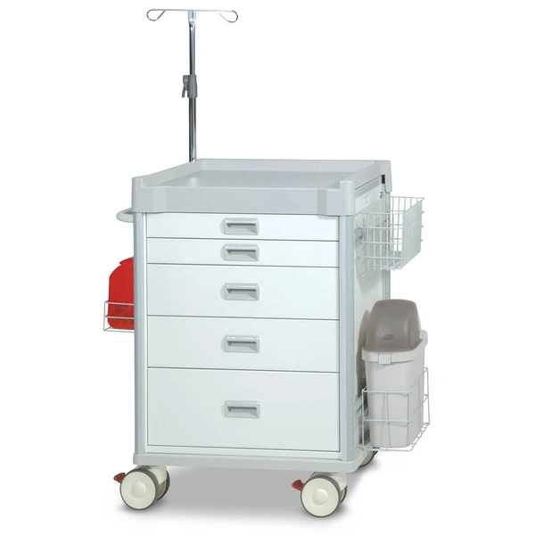 Viva Procedure Cart, White [Height/Total Drawers: 850mm/4]