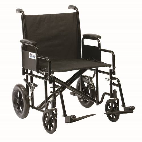 Bariatric Steel Transport Wheelchair