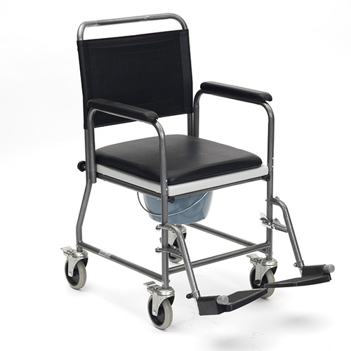 Glideabout Commode with removable armrests