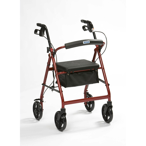 Drive R8 Lightweight Rollator  [Colour: Red]