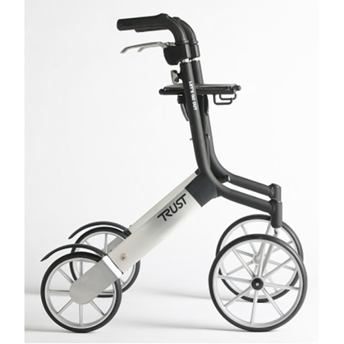 TRUSTCARE® Let's Go Out Rollator [Colour: Black]