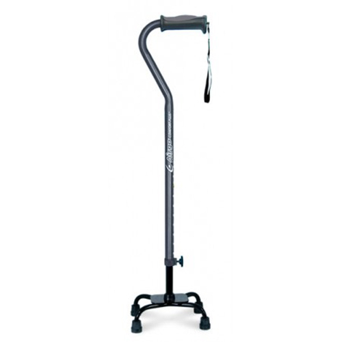 Airgo Comfort-Plus Small Base Quad Cane[Colour: Blue]