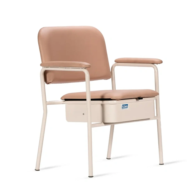 KCare Maxi Deluxe Bedside Commode Adjustable Height 500MM