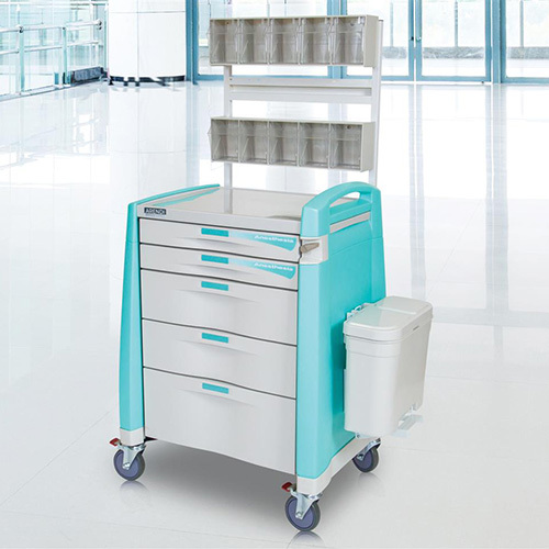 Bravo Anaesthesia Cart 5 Drawer 