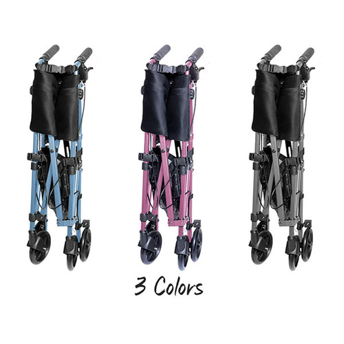 EZ Fold 'N Go Walker [Colour: Regal Rose]