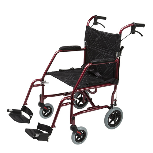 Omega LA1 Lightweight Wheelchair - Red