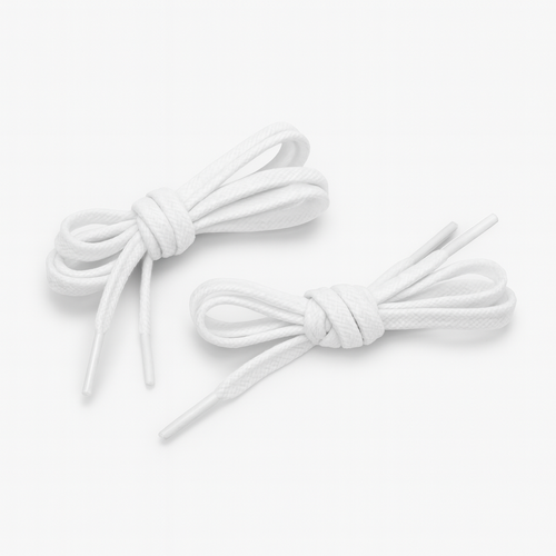 Tylastic Shoelaces, 3mm x 66cm, White, 4 Pair/pack