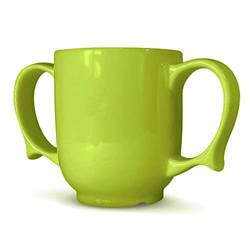 Dignity by Wade Two Handled Mug, 250ml,Green