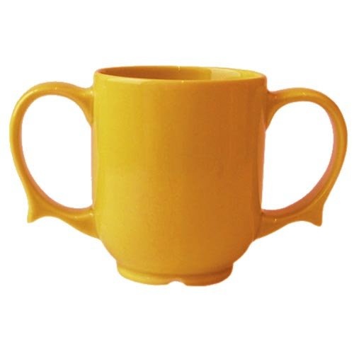 Dignity by Wade Two Handled Mug, 250ml [Colour: Yellow]