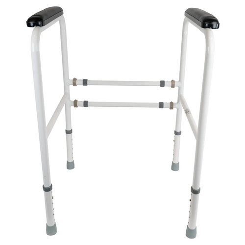 Homecraft Adjustable Height and Width Toilet Surround, Steel