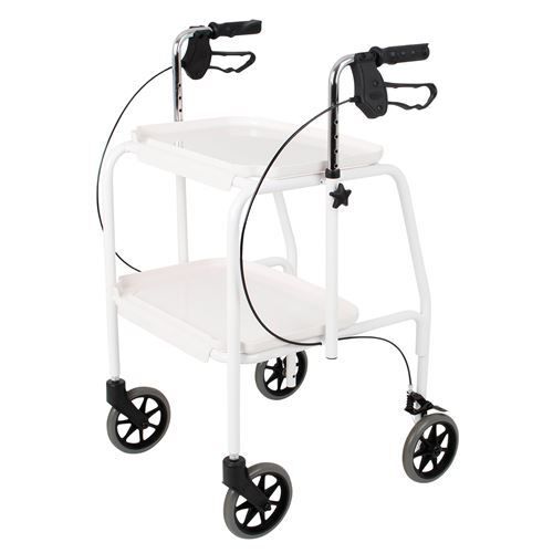 Days Adjustable Height Trolley Walker [Colour: White]