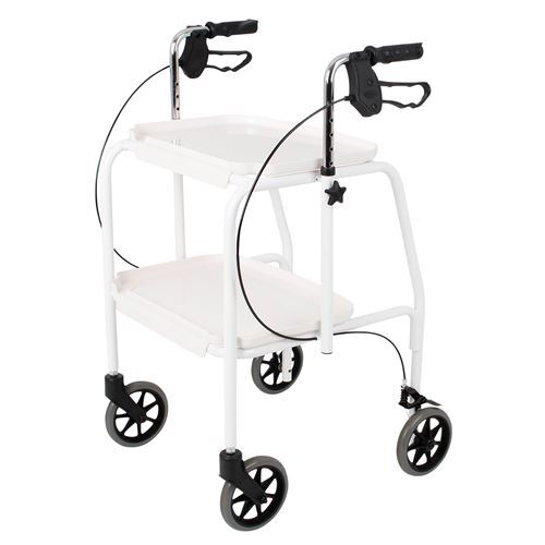 Days Adjustable Height Trolley Walker[Colour: White]