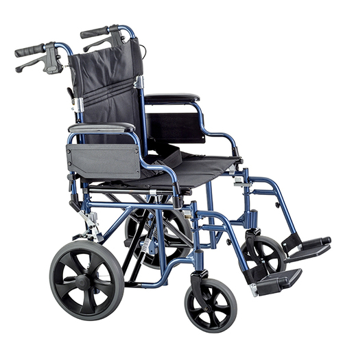 Shopper 12 Wheelchair Transit Wheelchair, Extra Wide
