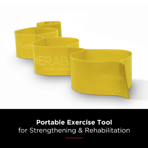 Theraband CLX 9 Consecutive Loops [Resistance: Yellow, Thin]