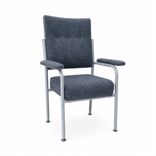 PCP Support Chair - Mid Back With Lumbar Support [Upholstery: Fabric][Colour: Grey]