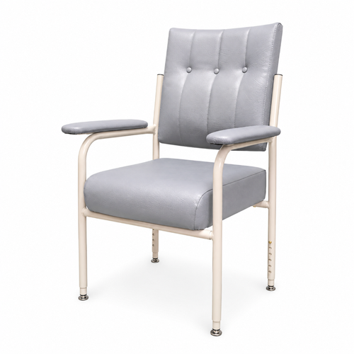 PCP Support Chair - Mid Back With Lumbar Support [Upholstery: Vinyl][Colour: Grey]